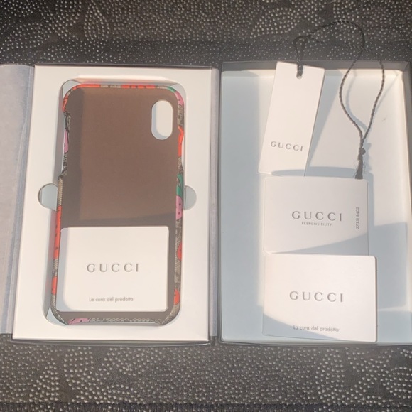 NWOT GG Print iPhone Xs Phone Case - Picture 3 of 6